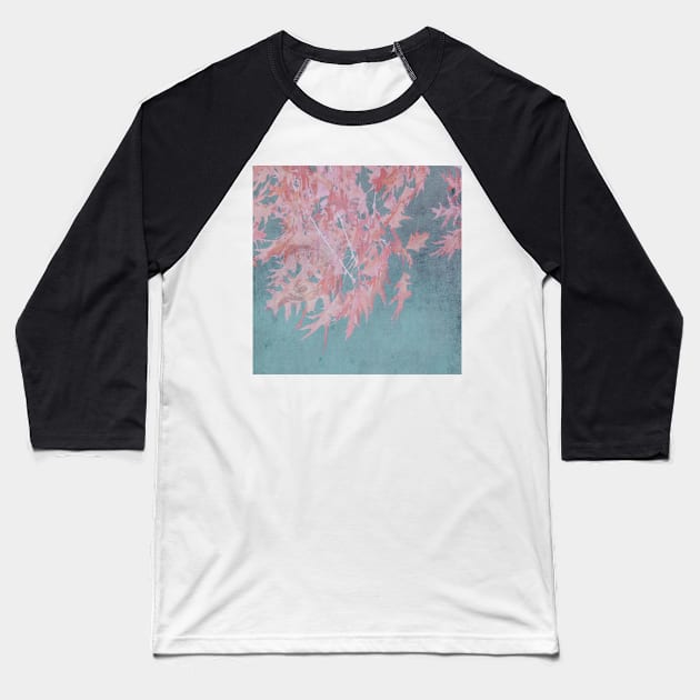 Pink Branch Baseball T-Shirt by Artskratch